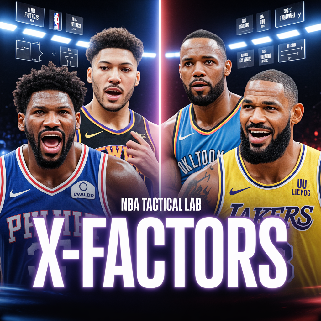 NBA Tactical Lab 2026 Playoffs X-Factors for 76ers Knicks Thunder and Lakers matchups